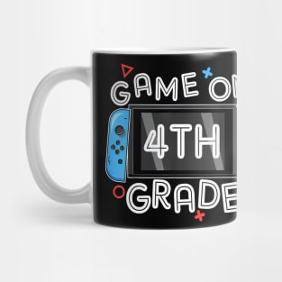 Gamer Back To School Funny Game On 4th Grade Mug